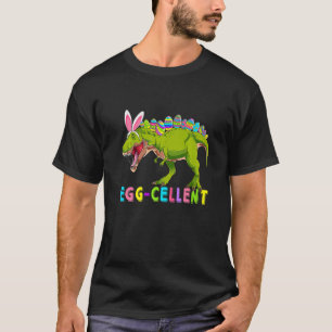 T-shirt OEufs Éggcellés Chasseur de cellule Dinosaur Bunny