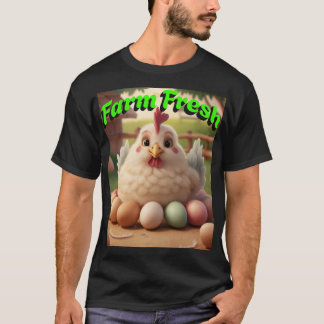 T-shirt Oeufs frais de ferme