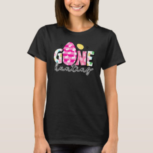 T-shirt Oeufs Gone Chasse Pâques Mignonne Joyeux Lapin Pâq