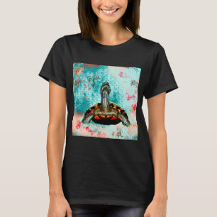 T-shirt Oeuvre Abstraite de tortue