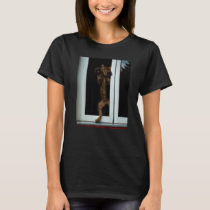 T-shirt OEuvre d'art de chat Freaky mème chaton
