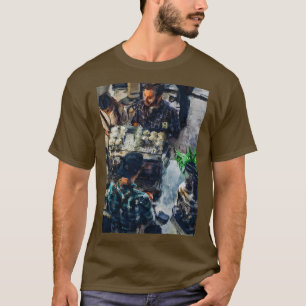 T-shirt OEuvre d'art de la boutique de café
