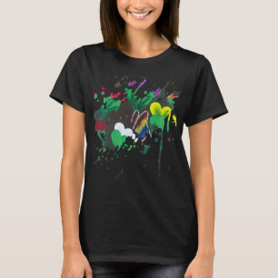 T-shirt Œuvre d'art faite main - Papillon Bolssom
