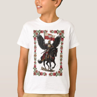 T-shirt Œuvre d'art folklorique de la cavalerie polonaise
