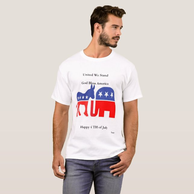 T-shirt OEuvre d'art originale/Impressions par Sarr (Devant entier)