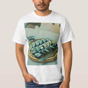 T-shirt Œuvre d'art Sushi vintage