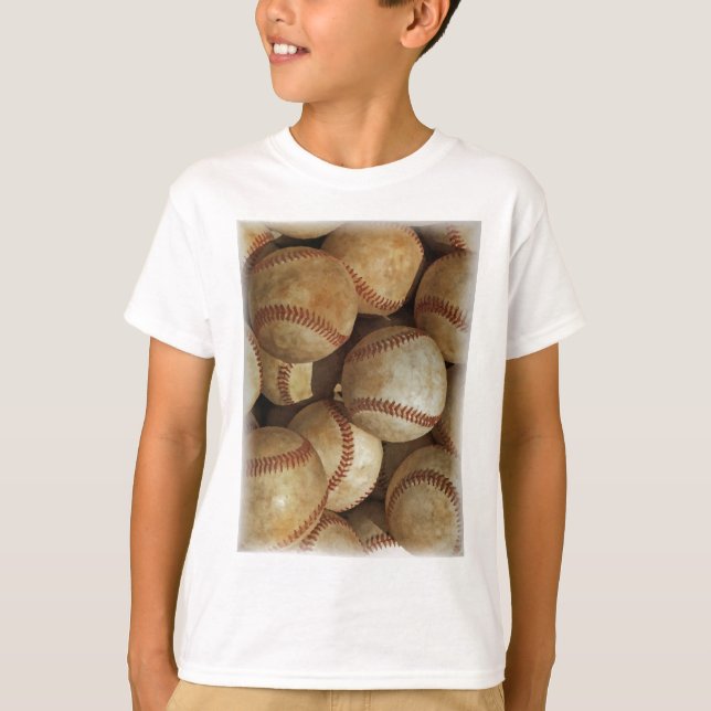 T-shirt Oeuvre tendance de baseball (Devant)