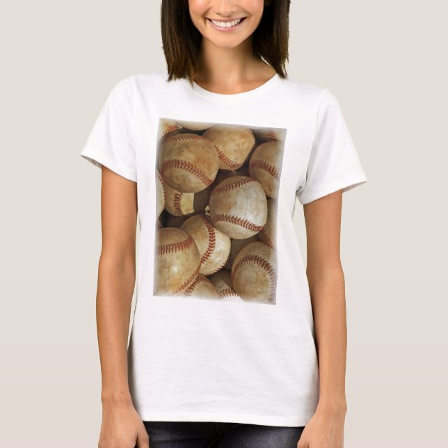 T-shirt Oeuvre tendance de baseball (Devant)
