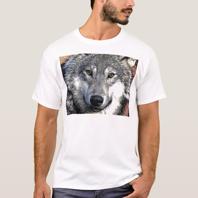 T-shirt OEuvre Wolf Eyes (Devant)