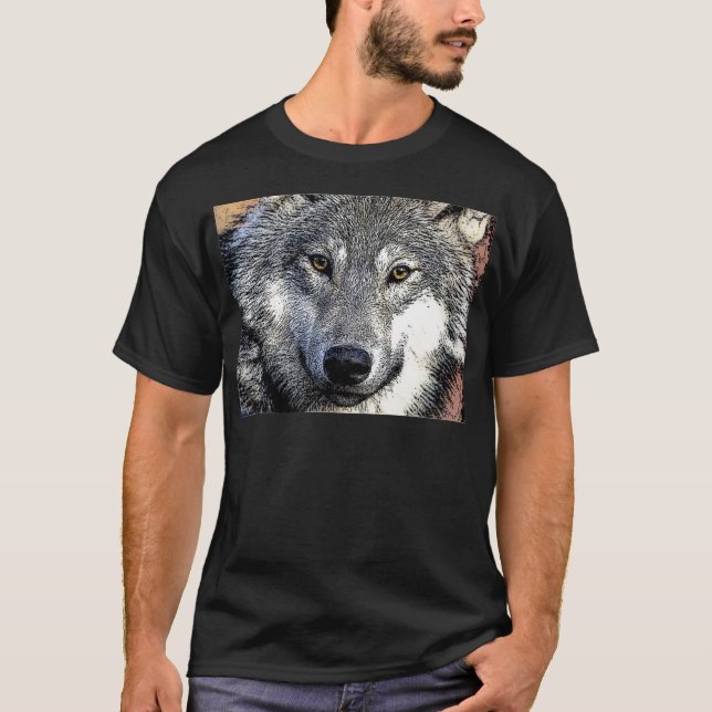 T-shirt OEuvre Wolf Eyes (Devant)