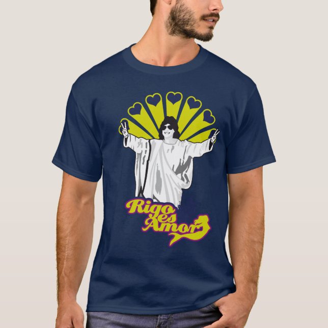 T-shirt of Bed roll “Rigo is Love " (Front)