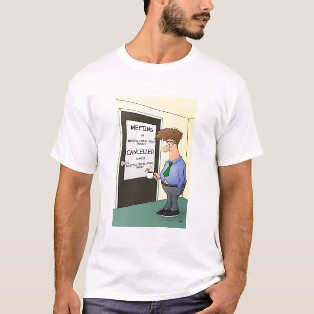 T-shirt Office Bob - Réunion annulée (Devant)