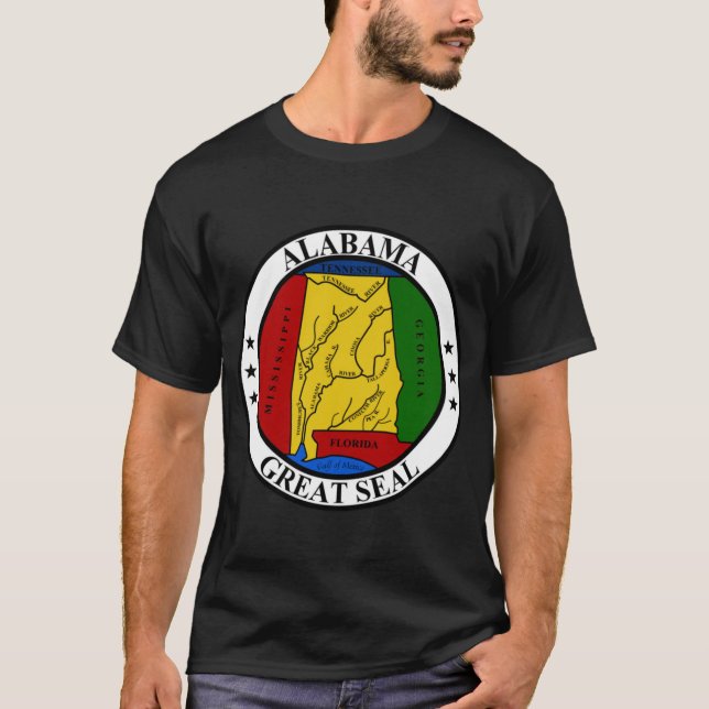 T-shirt Official Alabama Seal (Devant)