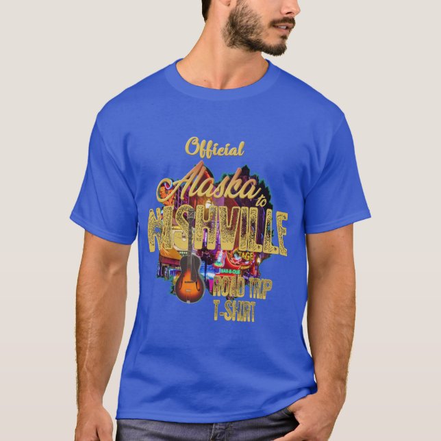 T-shirt Official Alaska to Nashville Road Trip (Devant)