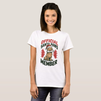 T-shirt Official Santa Paws Member Tee