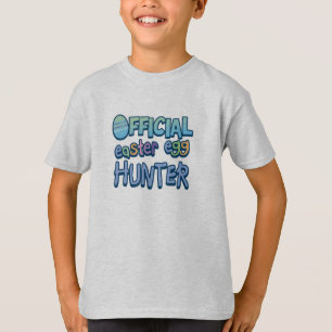 T-shirt officiel de Pâques de chasseur d'oeuf de