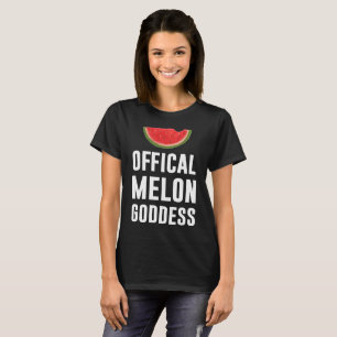 T-shirt officiel de pastèque de déesse de melon