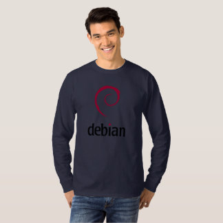 T-shirt officiel de remous de spirale de logo de