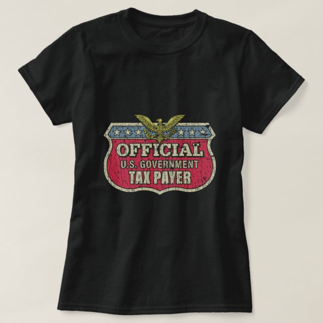 T-shirt officiel du contribuable américain de 1966 (Design devant)