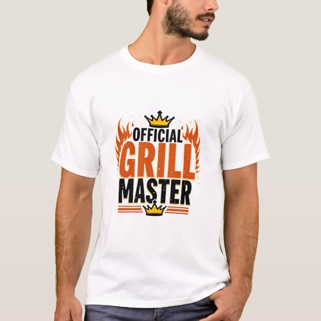 T-shirt officiel du Grill Master Funny BBBQ (Devant)