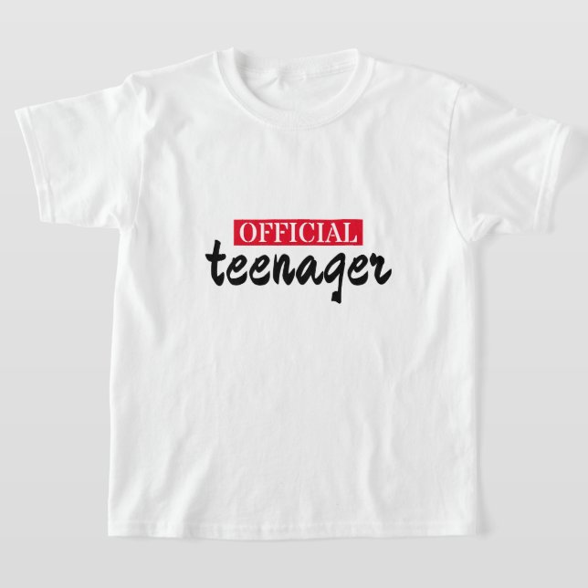 T-shirt officiel pour adolescents | DP7 (Poser)