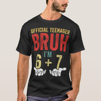 T-shirt officiel pour garçons de 13 ans
