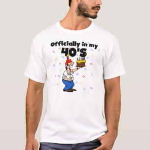 T-shirt Officiellement dans mon 40s