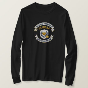 T-shirt Officiellement promue grand-mère