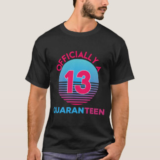 T-shirt Officiellement Un Quart 13e anniversaire Cadeau