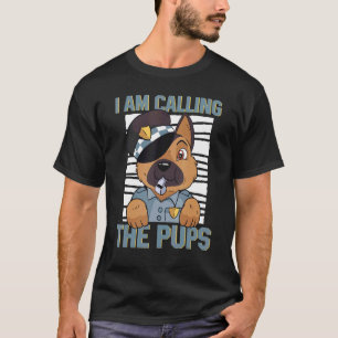 T-shirt Officier de police canine K9 Berger allemand j'app