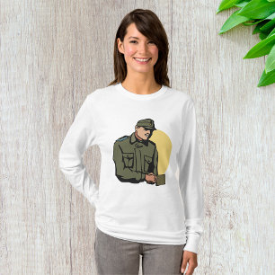 T-shirt Officier militaire Soldat de l'Armée rétro