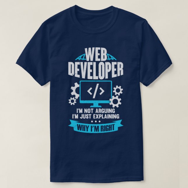 T-shirt Offre cadeau du concepteur de site Web de Front En (Design devant)