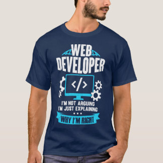 T-shirt Offre cadeau du concepteur de site Web de Front En