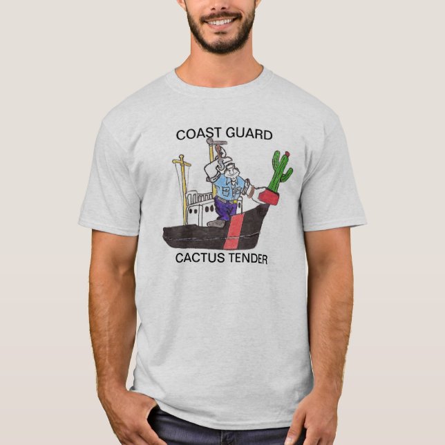T-shirt Offre de cactus de la garde côtière (Devant)