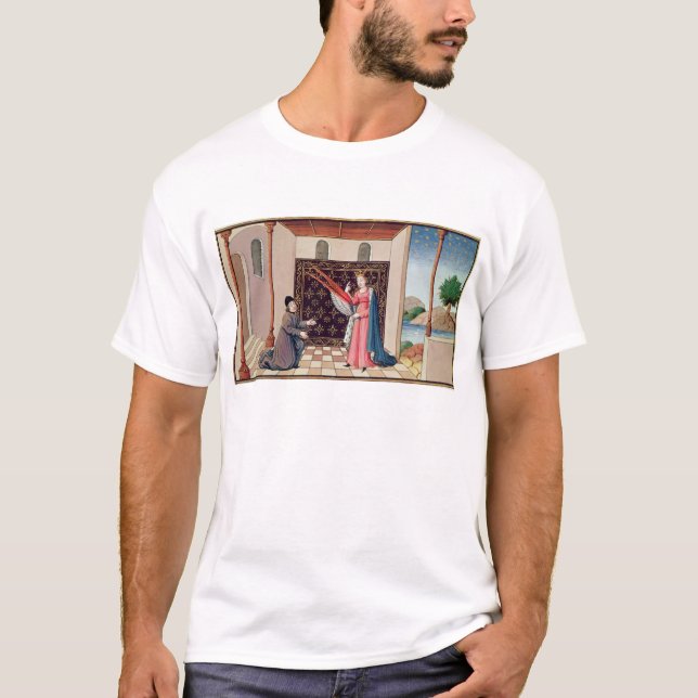 T-shirt Offres de Madame Philosophy aux ailes de Boethius (Devant)