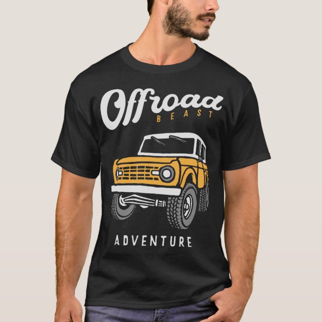 T-shirt Offroad car beast adventure (Devant)