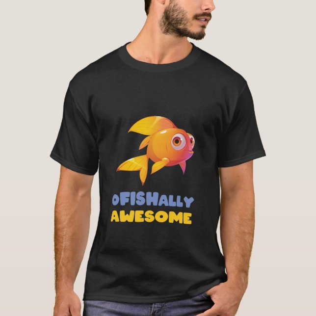 T-shirt Ofishy Awesome (Devant)