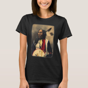 T-shirt Oglala Sioux Lakota Chef Grève Avec Le Nez Origina