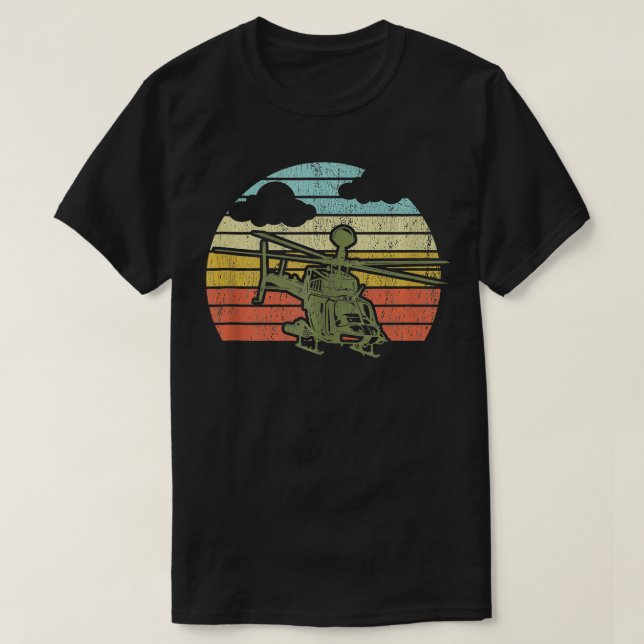 T-shirt OH58D Kiowa Warrior Helicopter Pilot Veteran USA F (Design devant)