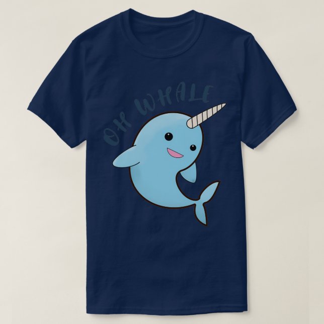 T-shirt Oh Baleine Narwhal (Design devant)