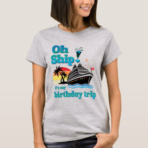 T-shirt Oh Bateau ! Voyage d'anniversaire