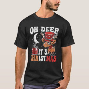 T-shirt Oh cerf c'est Noël drôle de renne steampunk X 