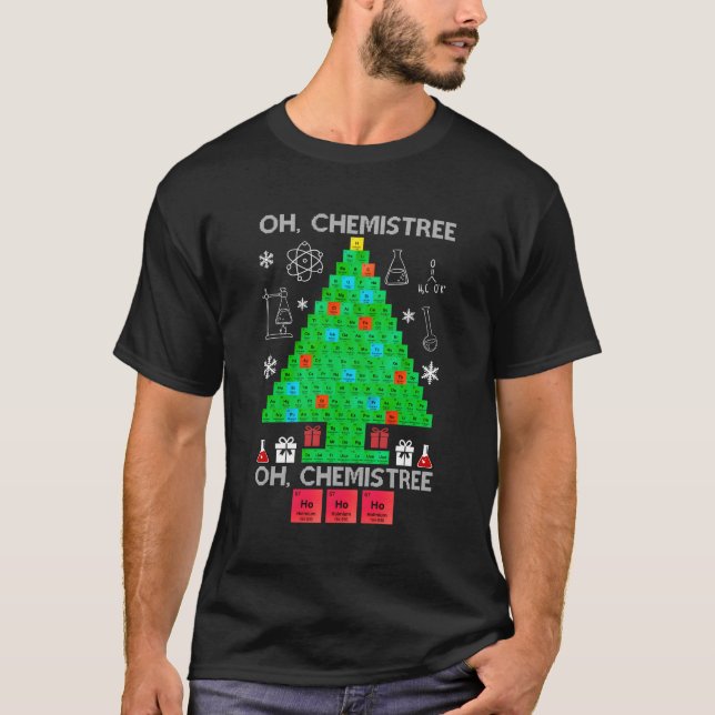 T-shirt Oh Chemist Tree Chemistree Science Chimie (Devant)
