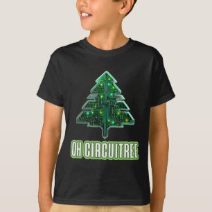 T-shirt Oh Circuitree Christmas Electronics Circuit Board