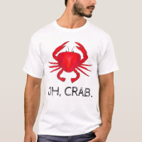 Oh, Crabe (merde) Rouge Baltimore Crabes du Maryla
