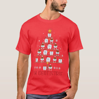 T-shirt Oh Dentistree Funky Christmas Tree Dental Hygiene