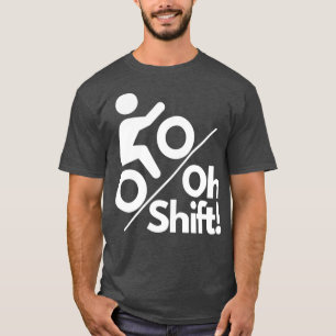 T-shirt Oh équipe ! Minimal VTT Rider Drôle Design
