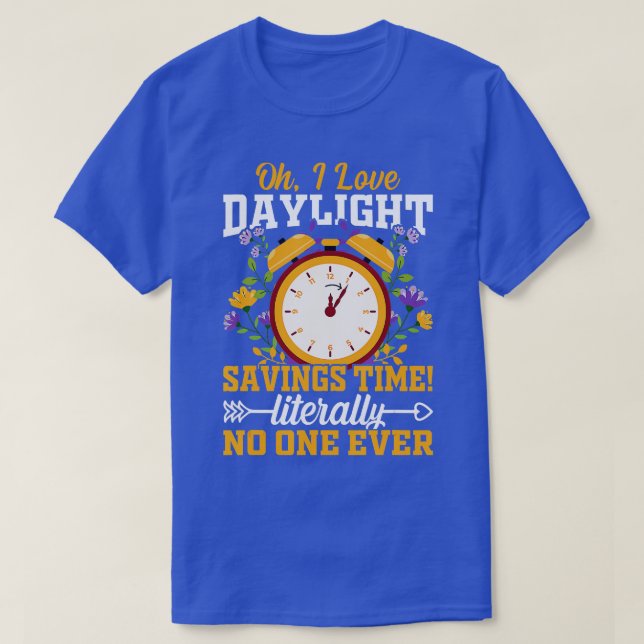 T-shirt Oh J'Aime Économie De Lumière Du Jour Temps Littér (Design devant)