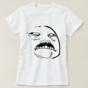 T-shirt Oh Jésus doux qui est bon visage Meme de rage