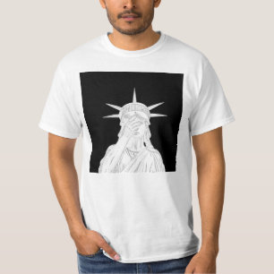 T-shirt Oh la honte Statue de la Liberté États-Unis à vend